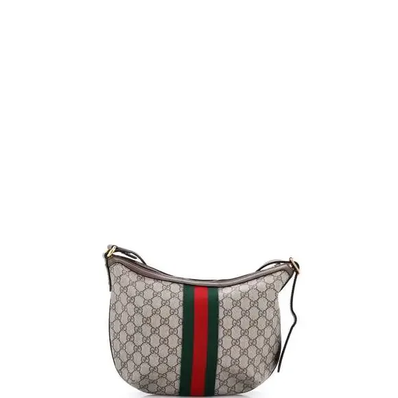 Gucci Ophidia Half Moon Hobo Gg Coated #244247G13B - Picture 3 of 6
